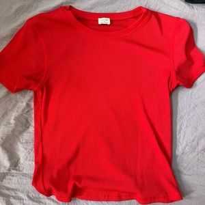 Wilfred Red ripped top